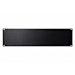 3U 19 inch afdekpaneel zwart