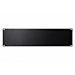 3U 19 inch afdekpaneel zwart