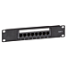 10 inch CAT6 UTP patchpaneel - 8 poorts