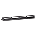 CAT6 UTP 24 poorts patchpaneel