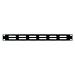 1U 19 inch ventilatiepaneel zwart