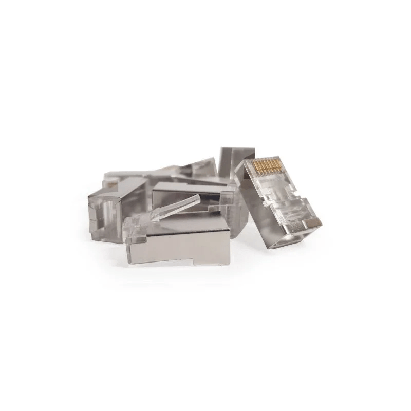 CAT6 Connector RJ45  - Shielded - voor soepele kern - 10 stuks