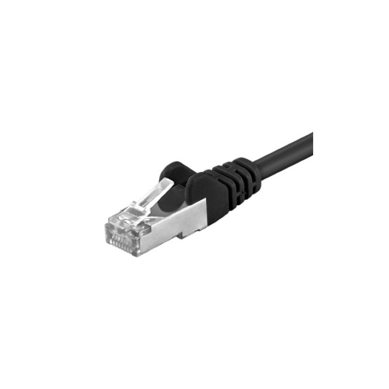 CAT5e FTP patchkabel 3m zwart