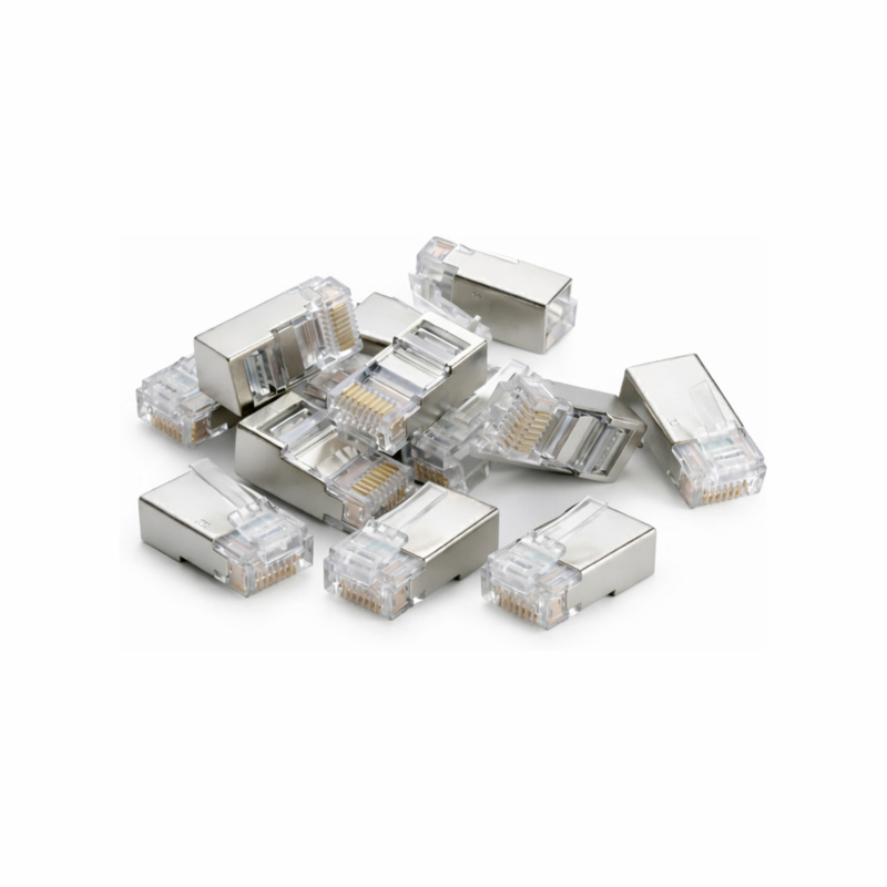 DANICOM FTP CAT6 RJ45 Connector - voor soepele kern - 10 stuks