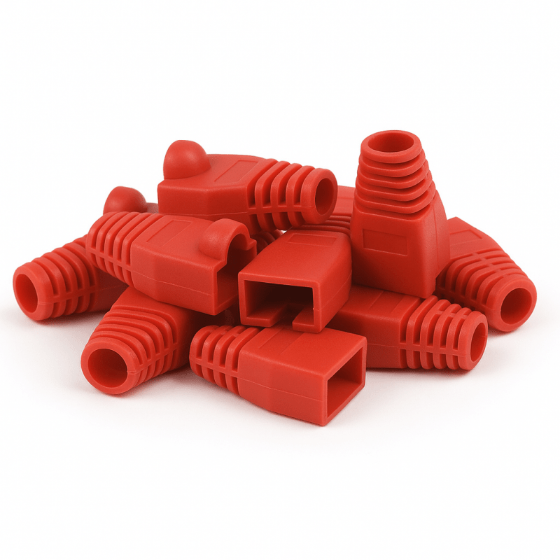 DANICOM RJ45 Kabeltule Rood - 10 stuks