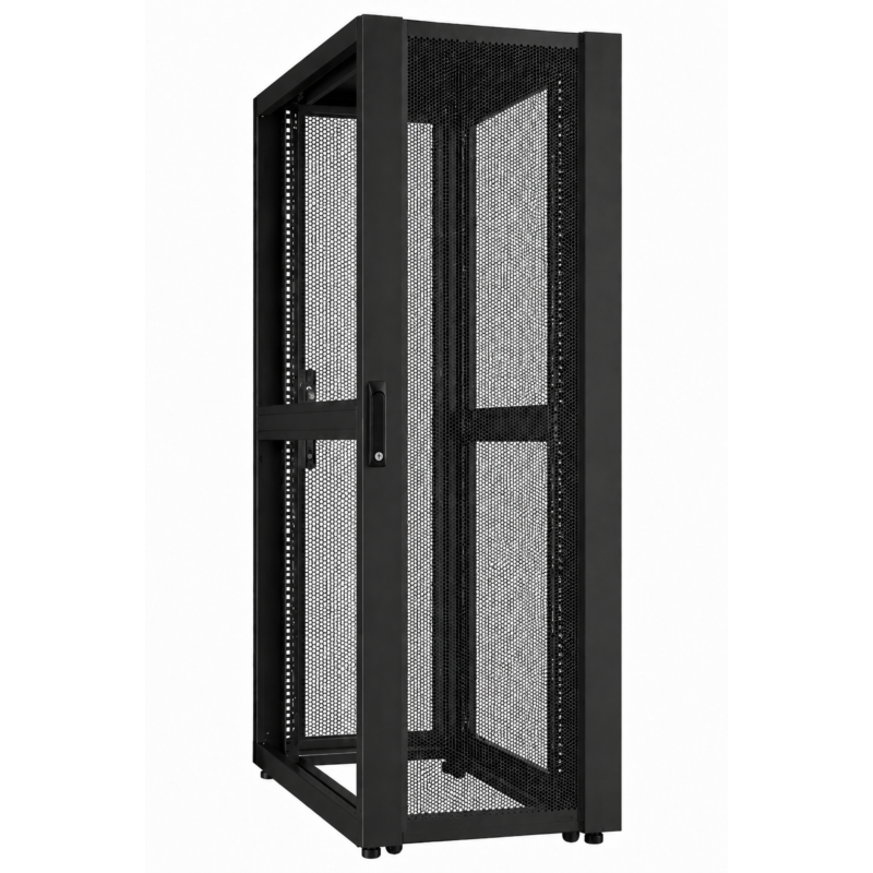 48U Datacenter serverkast met geperforeerde deur 600x1000x2250mm (BxDxH)
