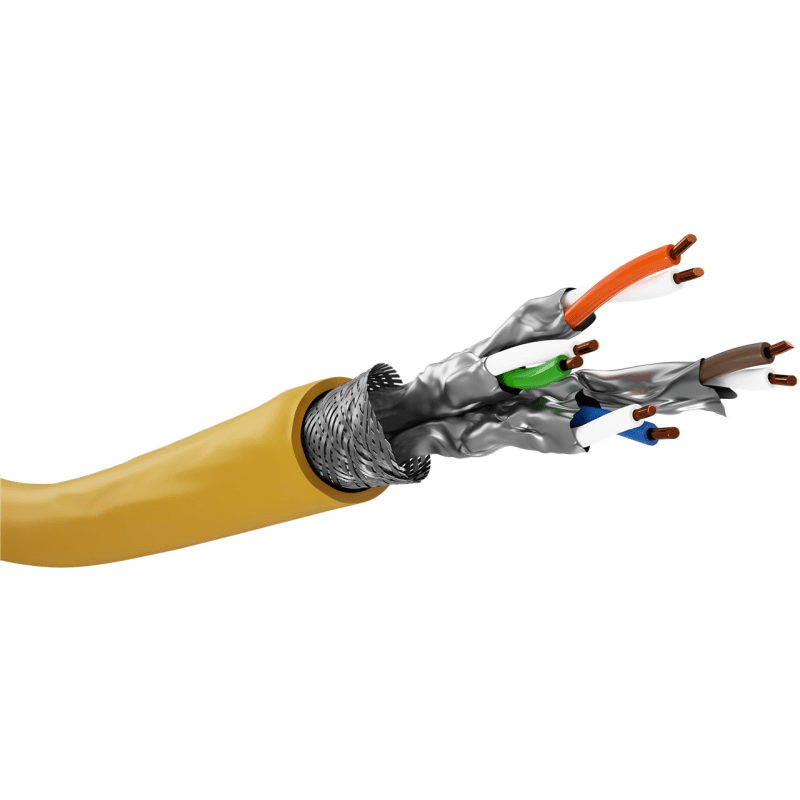 CAT8 S/FTP 100m kabel op rol stug - LSZH (Dca)