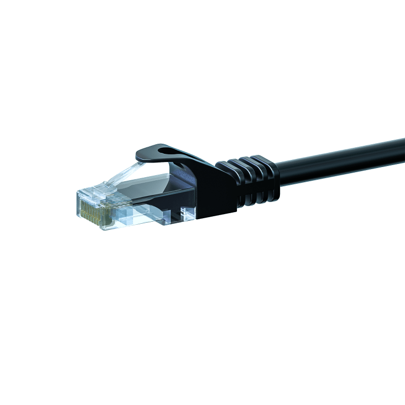 UTP CAT5e patchkabel 50m zwart - 100% koper