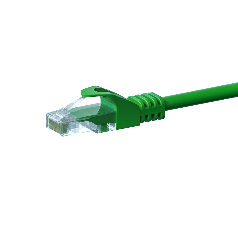 UTP CAT5e patchkabel 3m groen - 100% koper