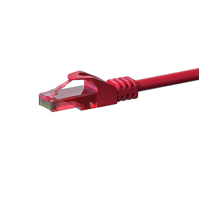 UTP CAT6 patchkabel 1m rood - 100% koper