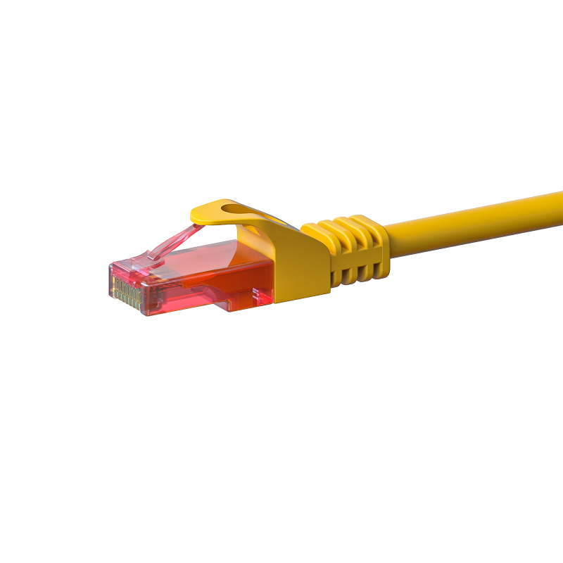 UTP CAT6 patchkabel 5m geel - 100% koper