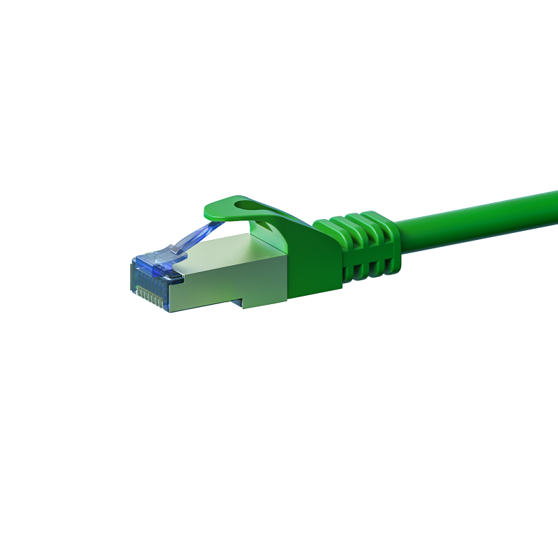 CAT6a S/FTP (PIMF) patchkabel 15m groen