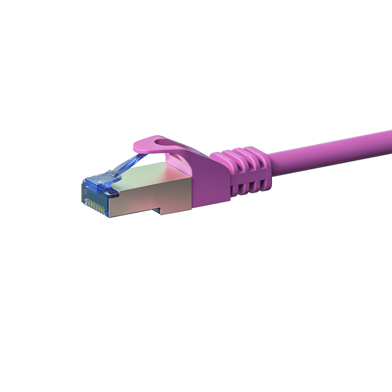 CAT6a S/FTP (PIMF) patchkabel 30m roze