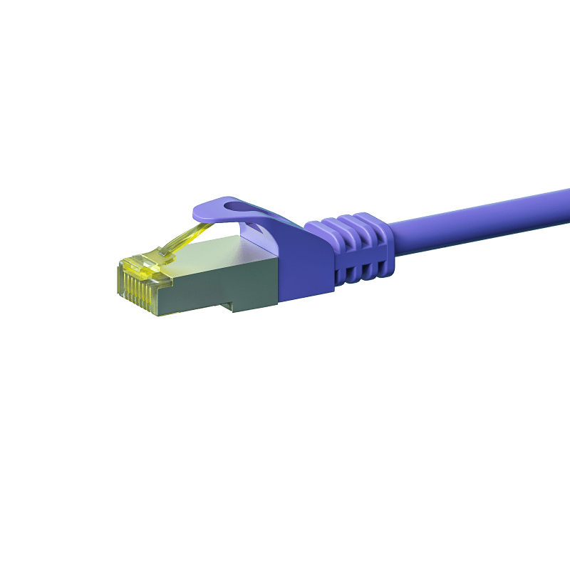 Cat7 S/FTP (PIMF) patchkabel 3m paars