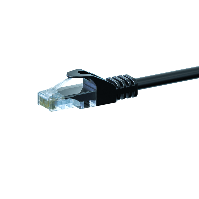 CAT5e UTP patchkabel 7,50m zwart - CCA