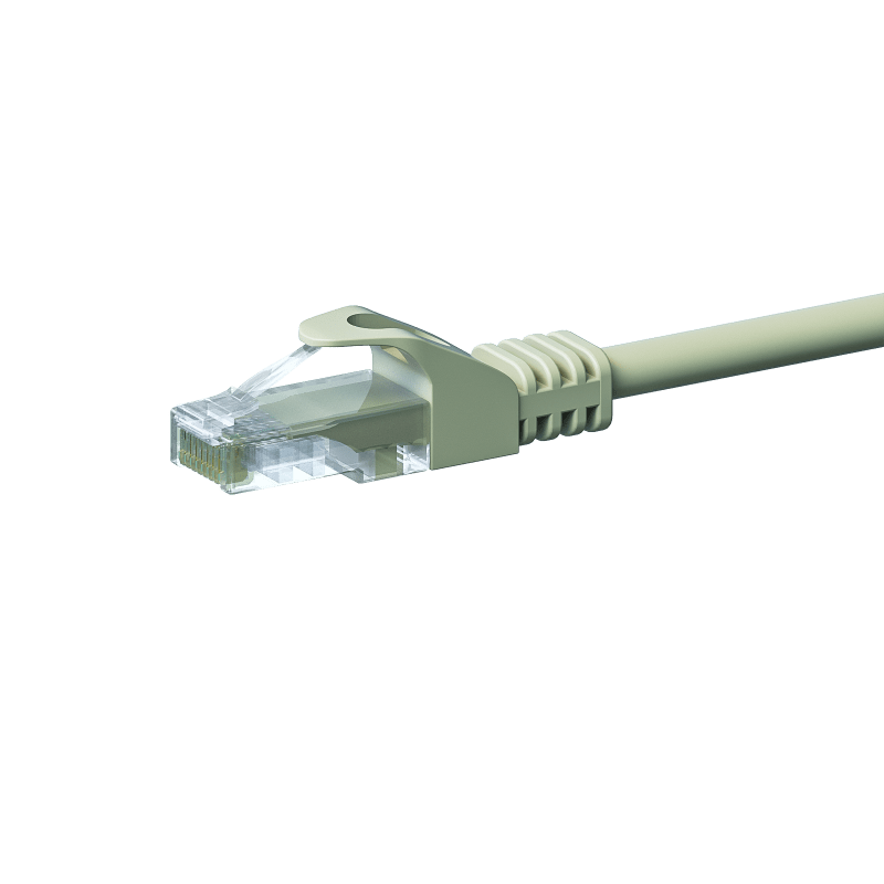 CAT5e UTP patchkabel 0,25m grijs - CCA