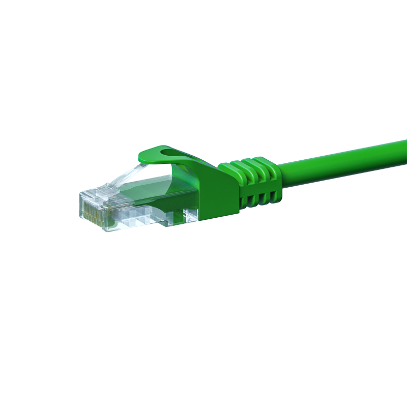 CAT5e UTP patchkabel 0,25m groen - CCA