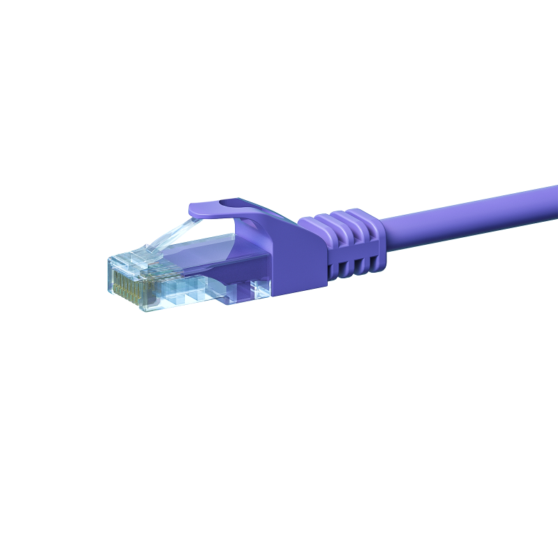 CAT5e UTP patchkabel 1m paars - CCA