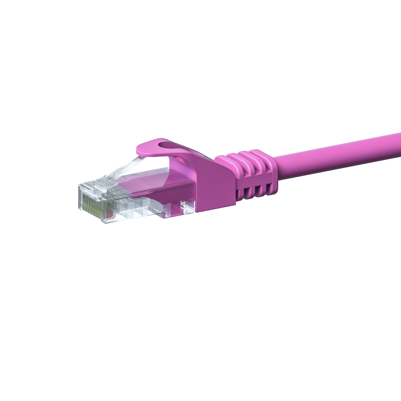 CAT5e UTP patchkabel 3m roze - CCA