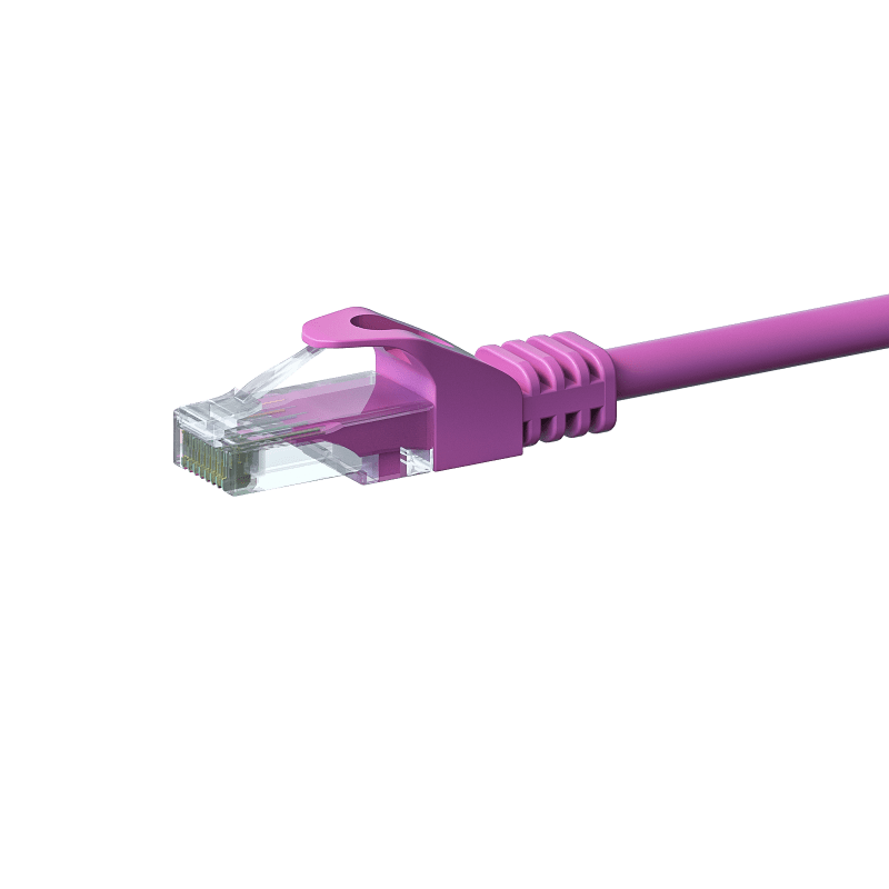 CAT6 UTP patchkabel 3m roze - CCA