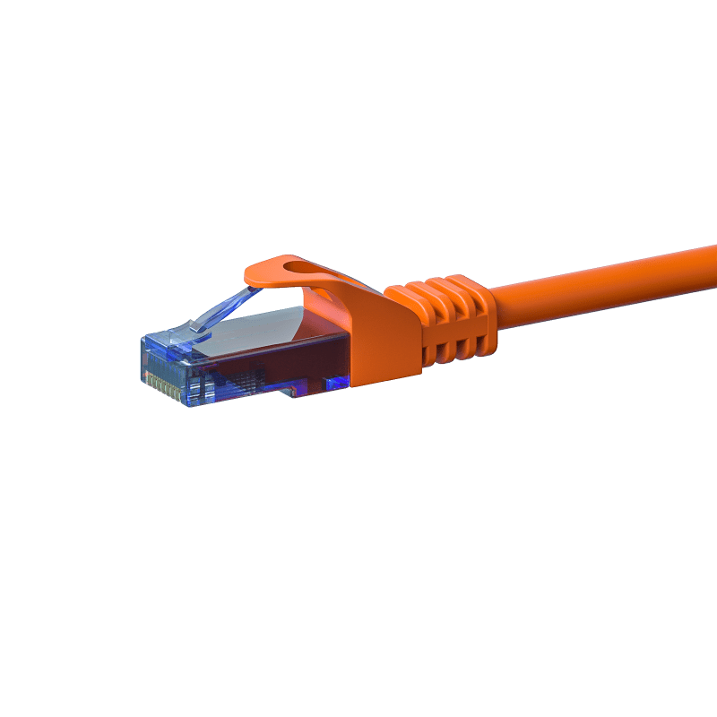 UTP CAT6a patchkabel 5m oranje - 100% koper