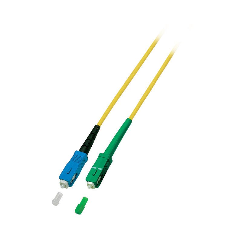 OS2 simplex glasvezel kabel SC/APC-SC 20m