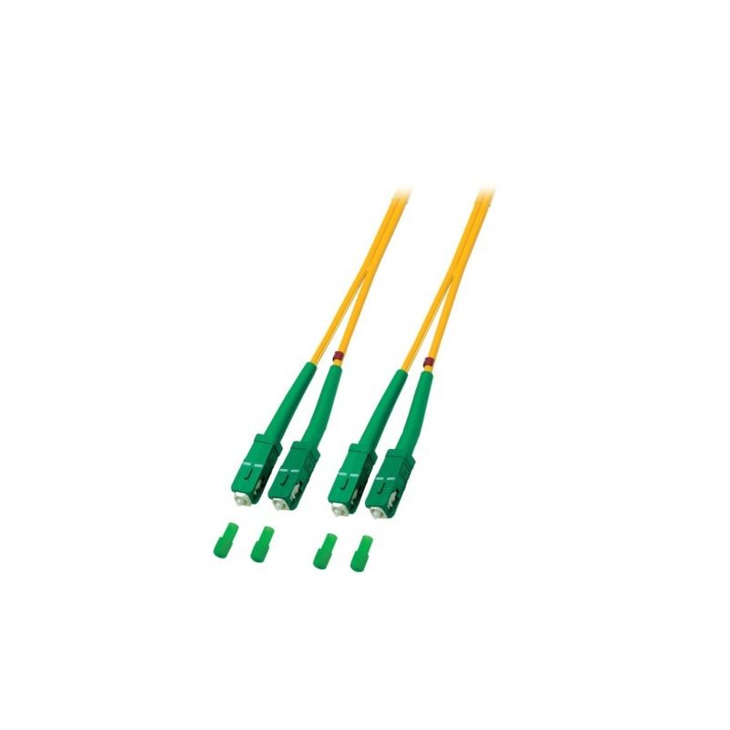 OS2 duplex glasvezel kabel SC/APC-SC/APC 3m
