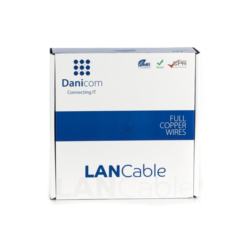 DANICOM CAT6A S/FTP 50m kabel op rol stug - LSZH (Dca) kopen?