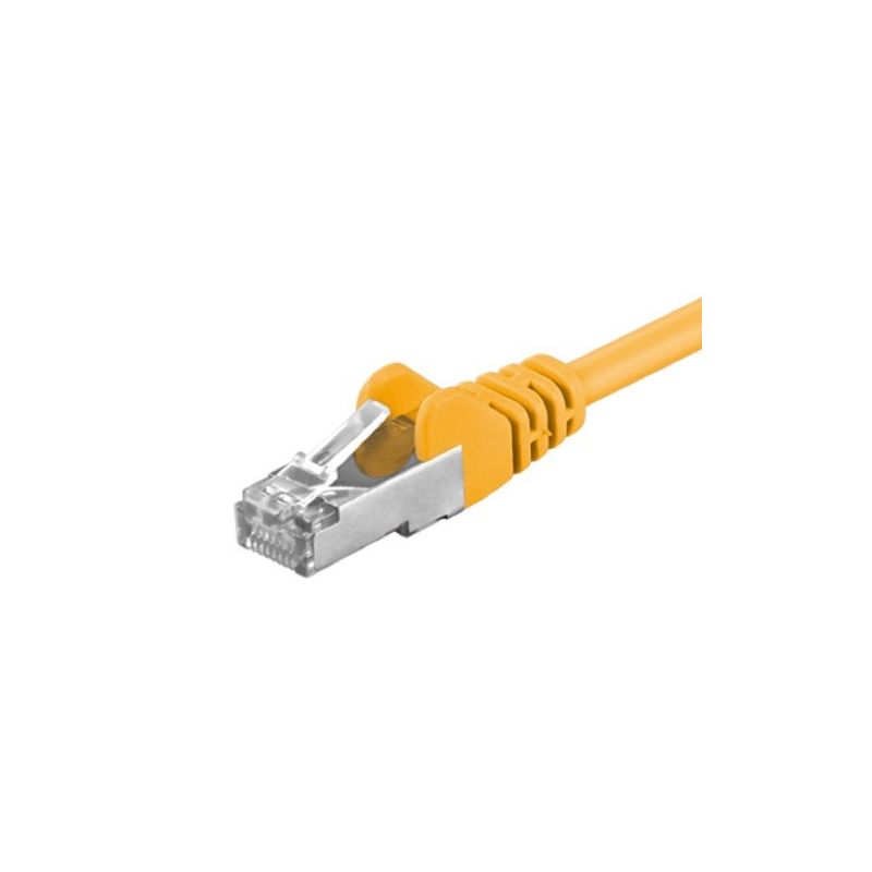 CAT5e FTP patchkabel 1m geel