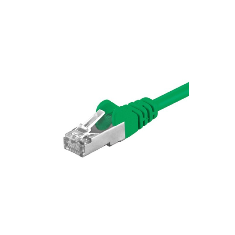 CAT5e FTP patchkabel 0.25m groen