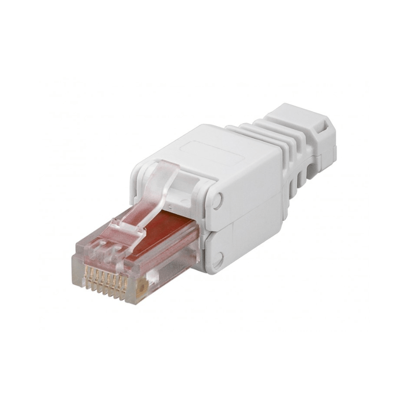 UTP CAT5e Toolless RJ45 Connector - voor stugge en soepele kern