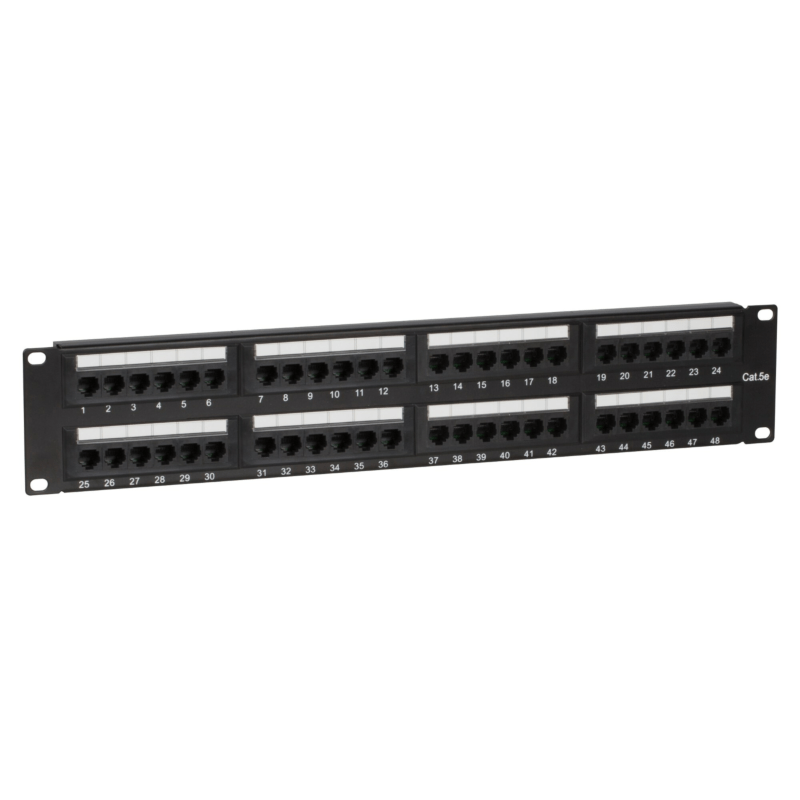 CAT5e UTP patchpaneel - 48 poorts