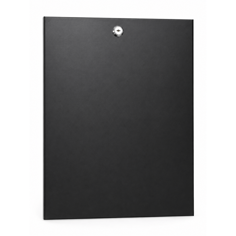 9U zijpaneel voor 10" serverkasten - 450mm diep met slot