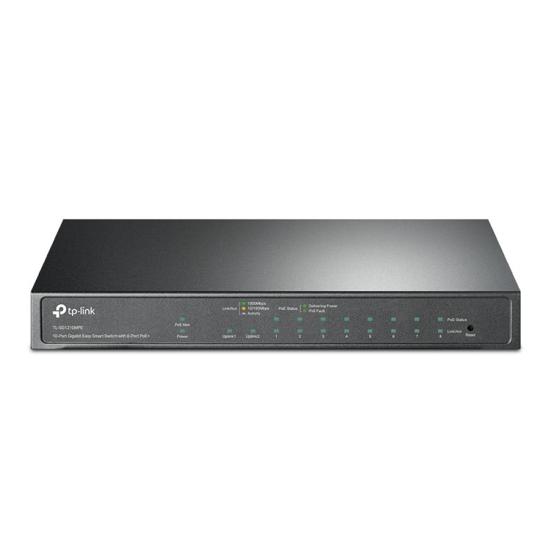 TP-Link 10-Poorts 1210 managed PoE smart switch