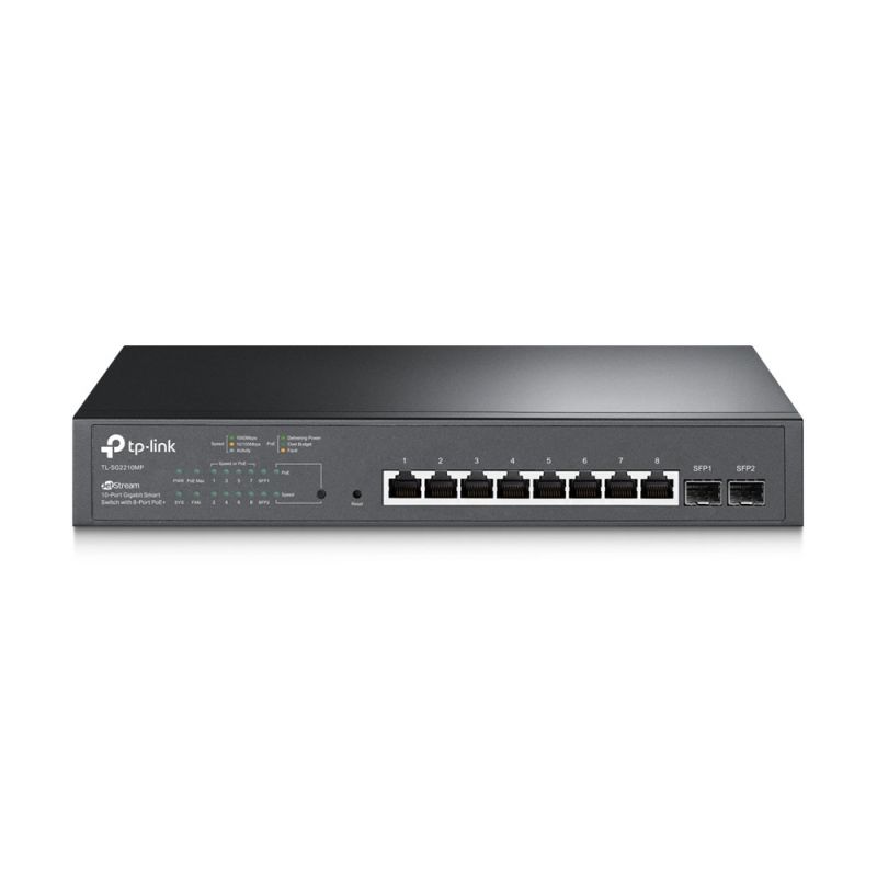 TP-Link 10-Poorts JetStream 2210MP managed smart PoE switch