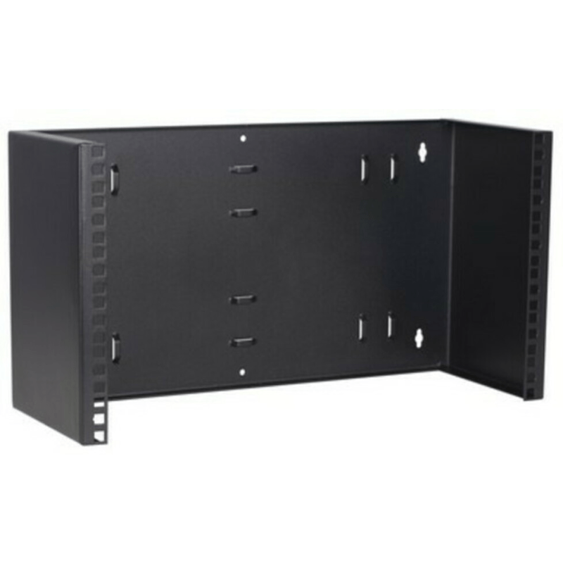 6U wall mount bracket, zonder scharnieren, 180mm diep